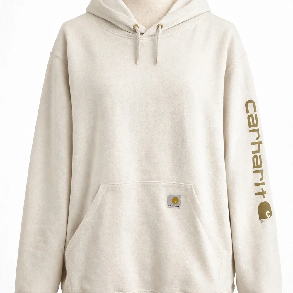 Carhartt Loose Fit Hoodie Men's – Cream / Off-White (XL) - Picture 1 of 4